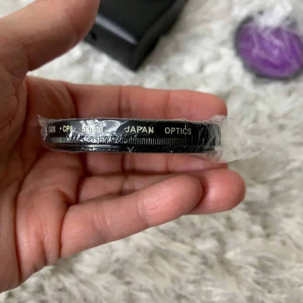Zeikos 58mm Filters UV and CPL Japan Optics